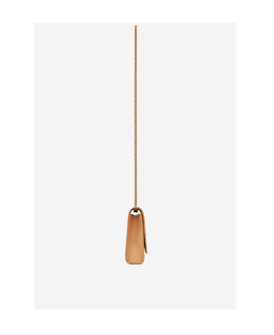 Saint Laurent Kate Leather Crossbody Bag In Nude