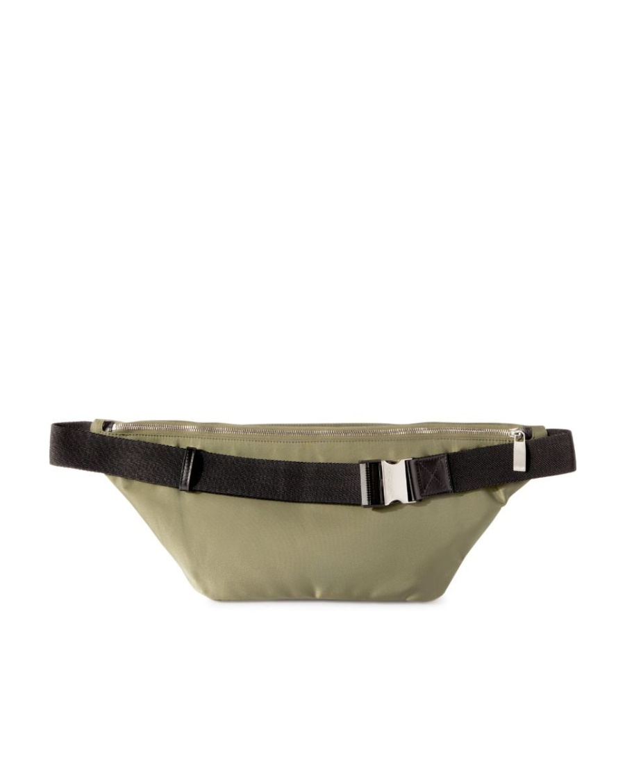 Off-white Courrier Belt Bag In Green