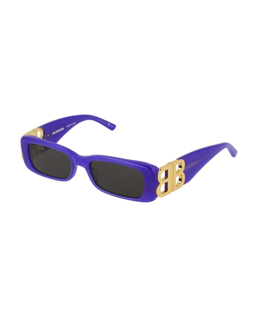 Balenciaga Violet Acetate Sunglasses In Black