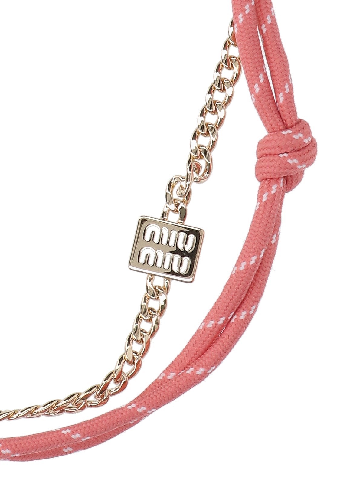 Miu Miu Two-color Rope Belt