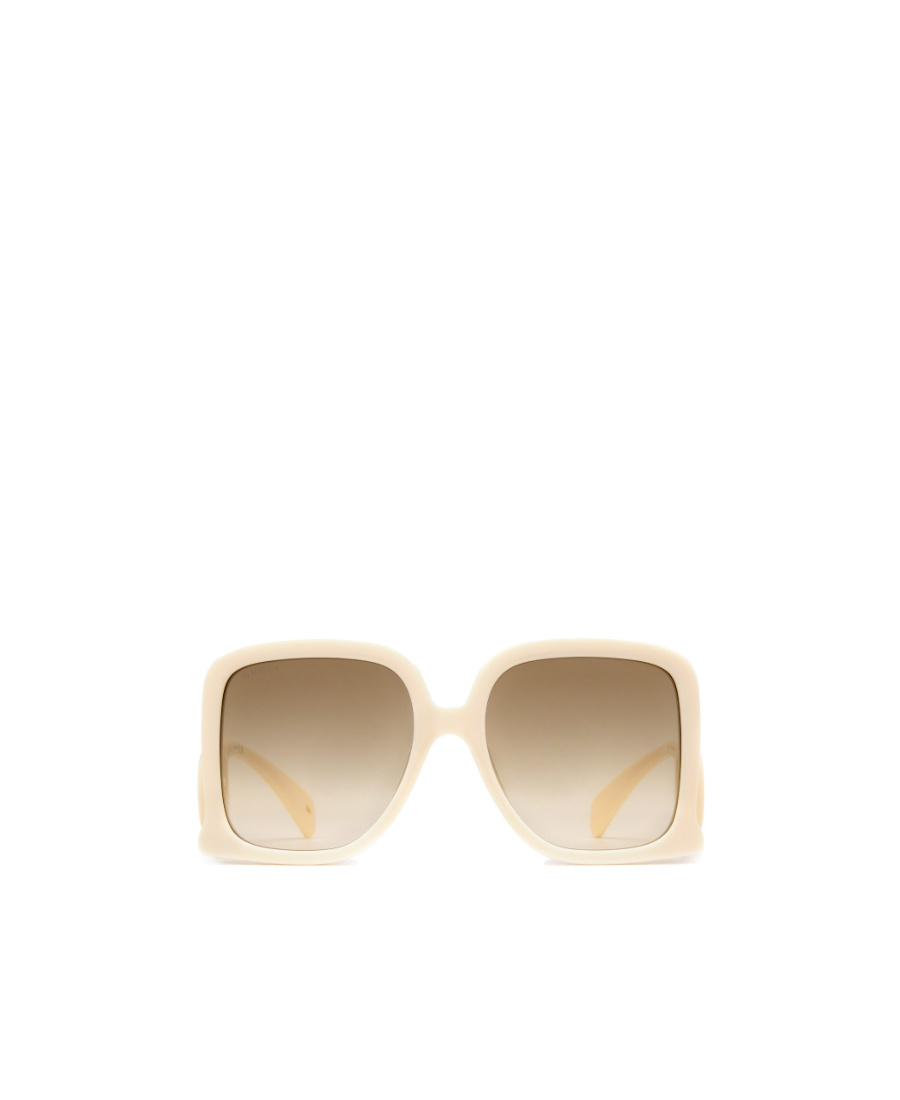 Gucci Chaise-lounge Oversized Sunglasses In Nude