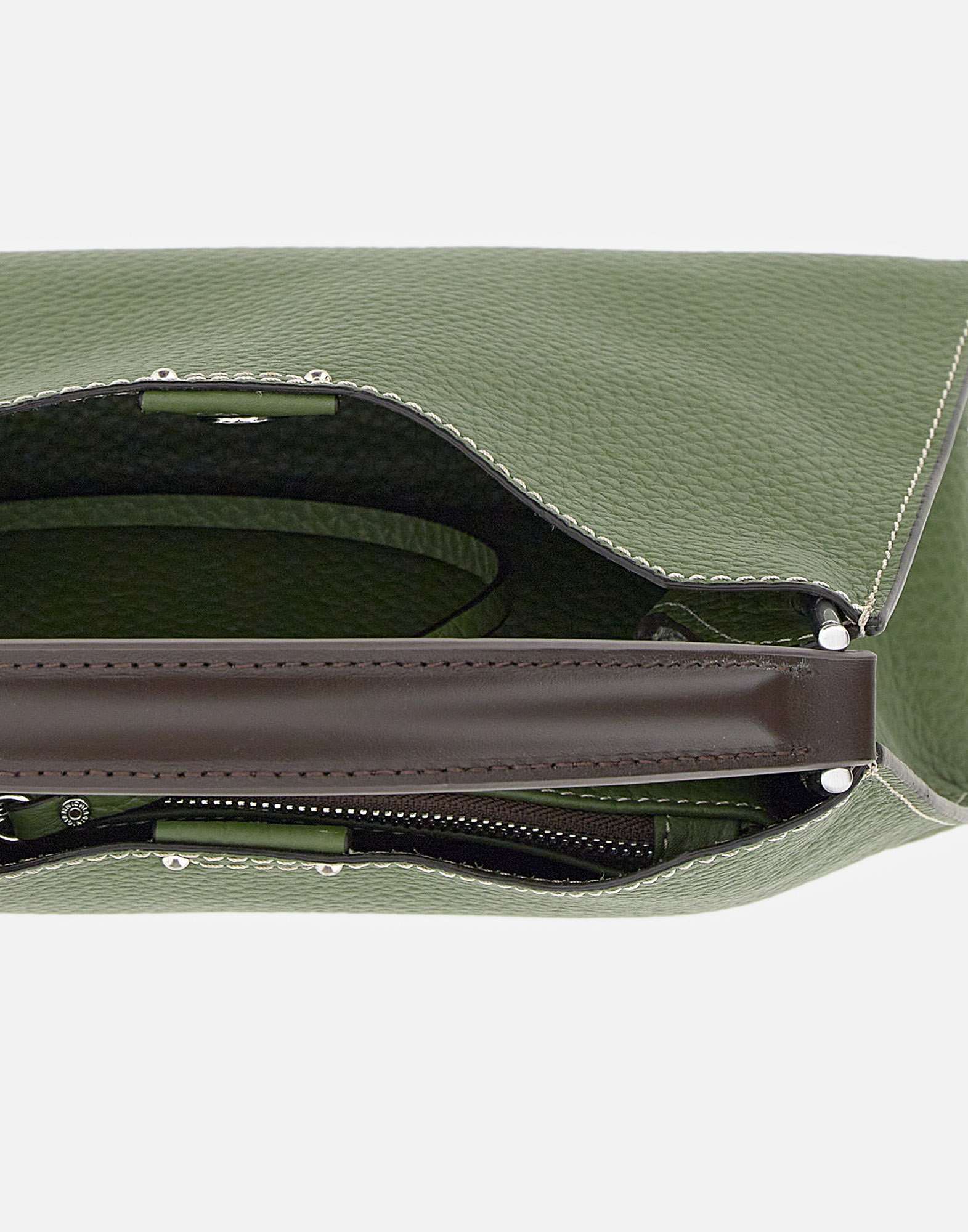 Gianni Chiarini Aurora Top Handle Bag In Green
