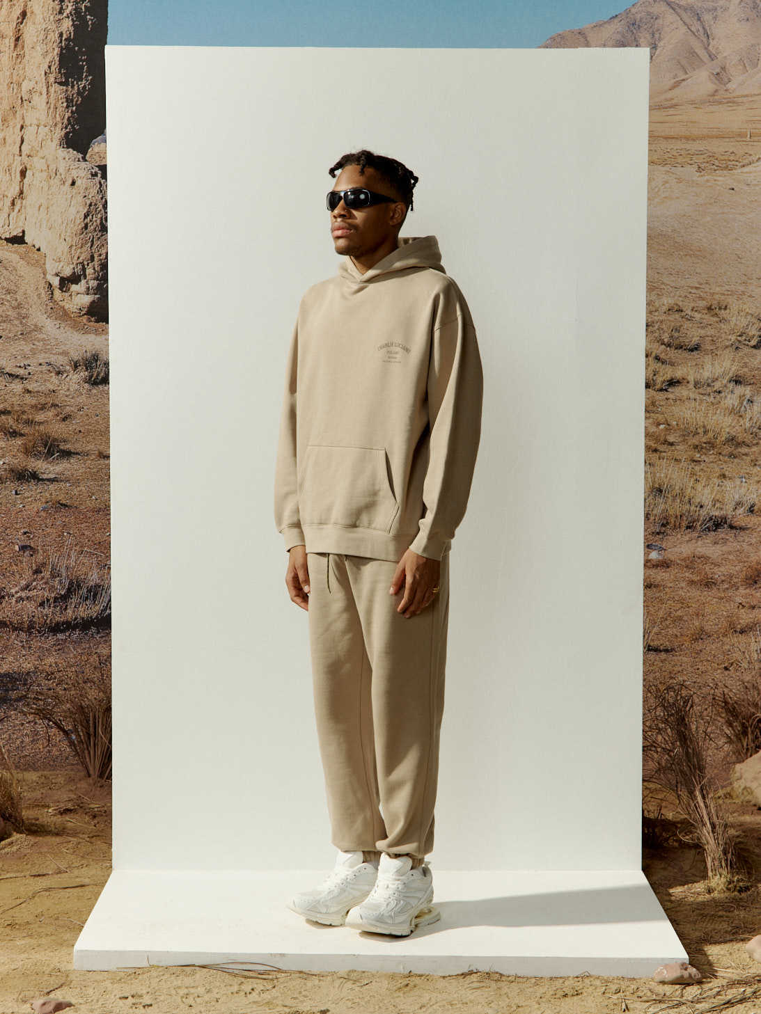 Charlie Luciano Logo Sweatpants In Brown