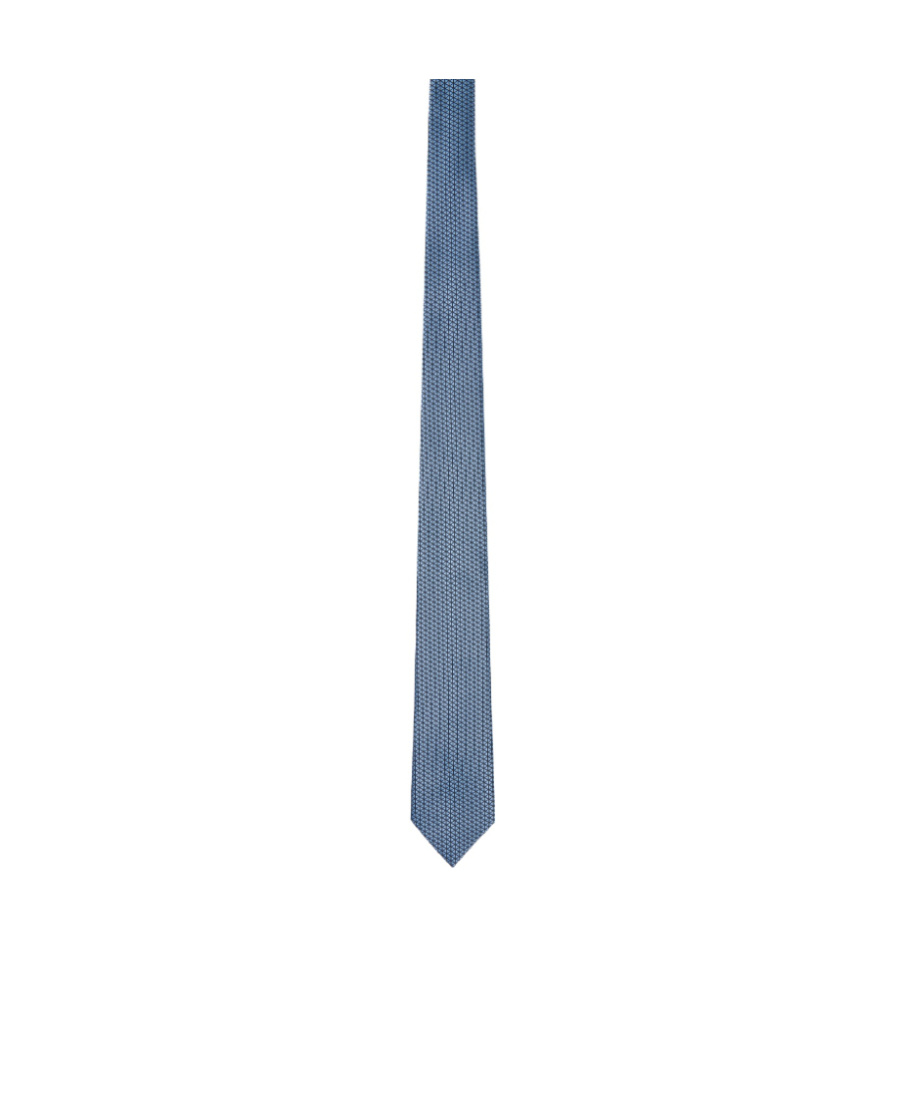 Zegna Jacquard Tie In Gray