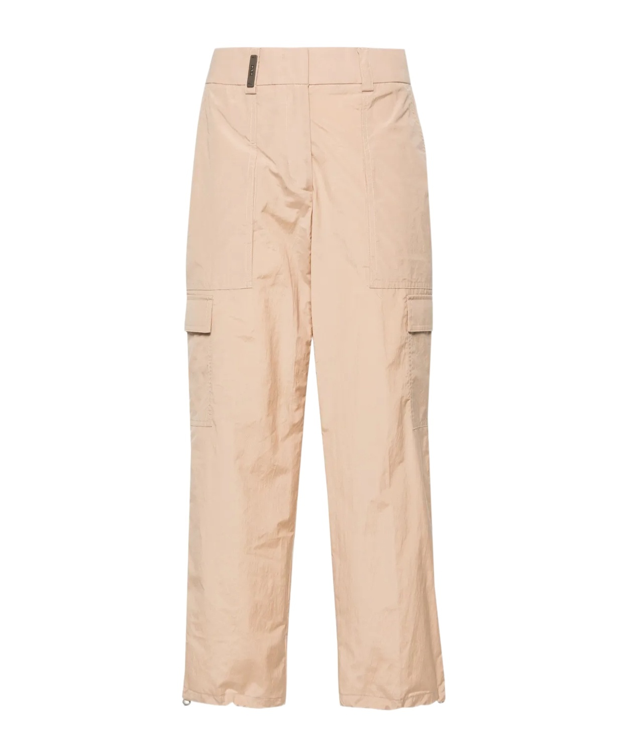 PESERICO HIGH-WAIST TAPERED TROUSERS