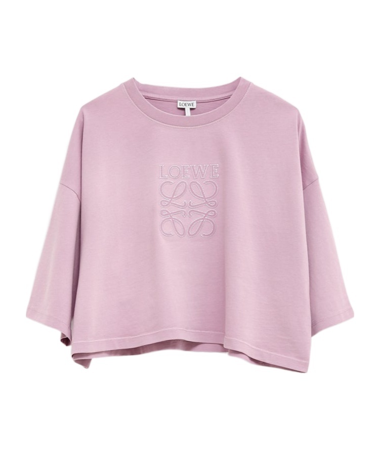 Loewe Short T-shirt In Pink