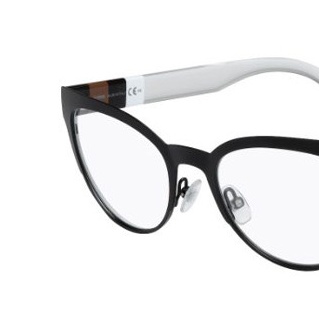 Fendi Logo Detail Flat Lens In White