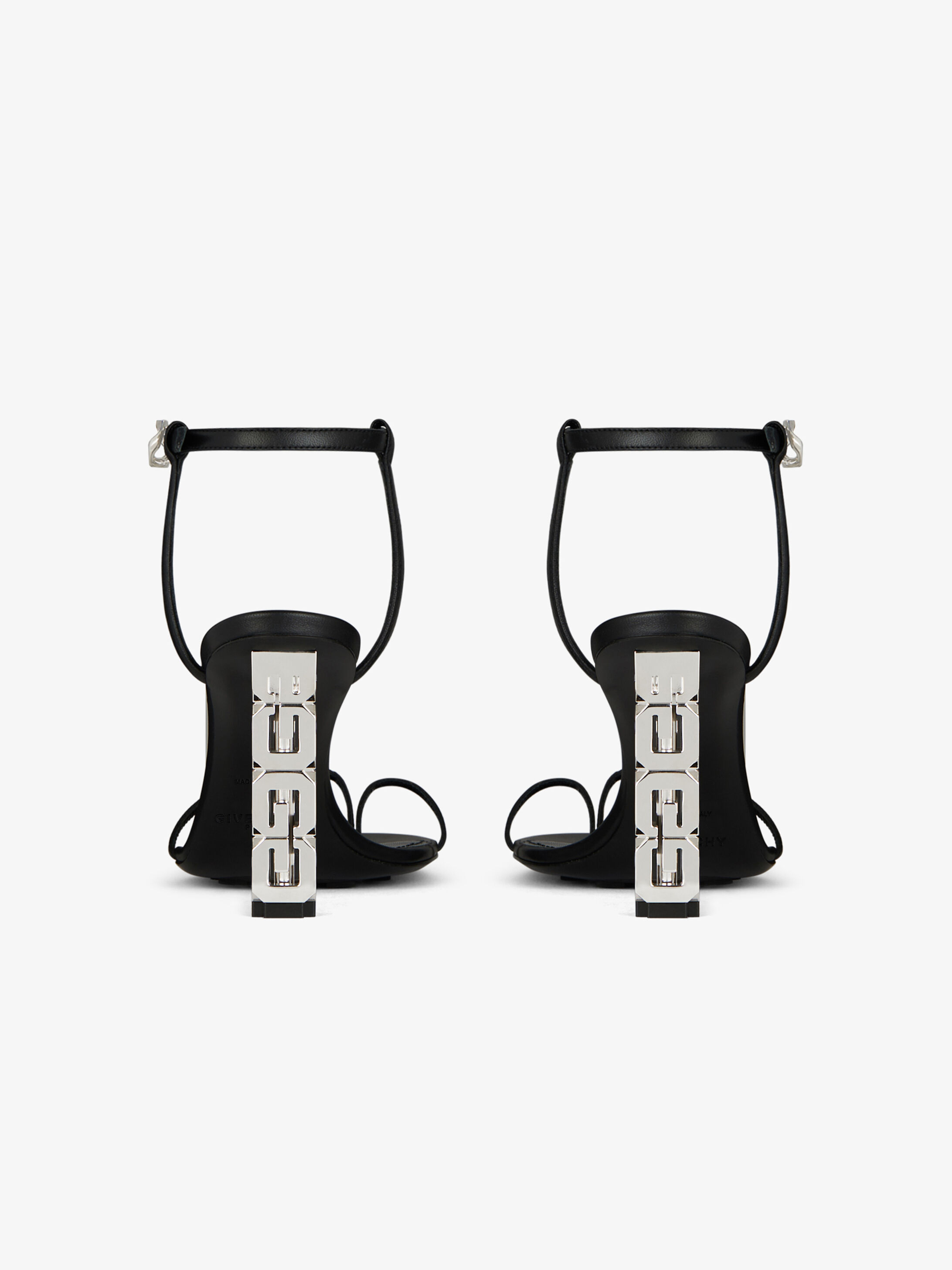 Givenchy Buckle-fastening Leather Sandals In Black