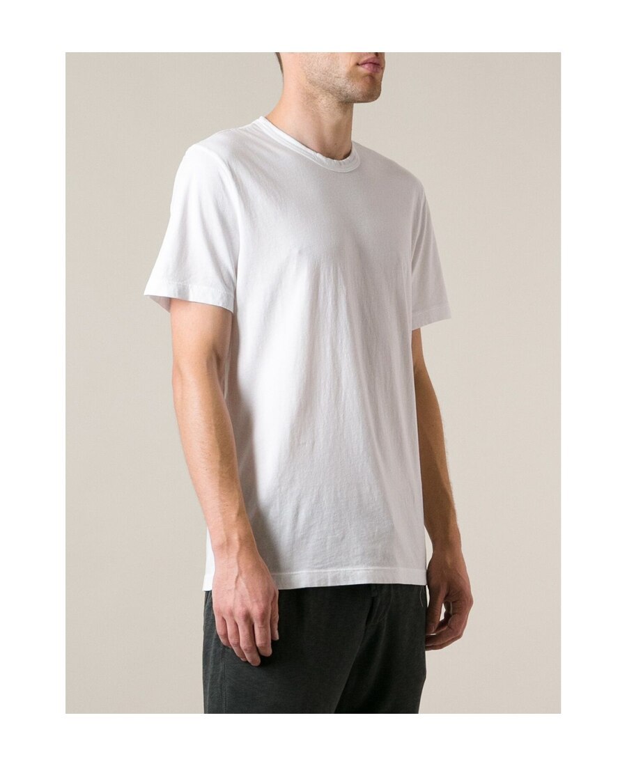 Shop James Perse Short Sleeved T-shirt In White