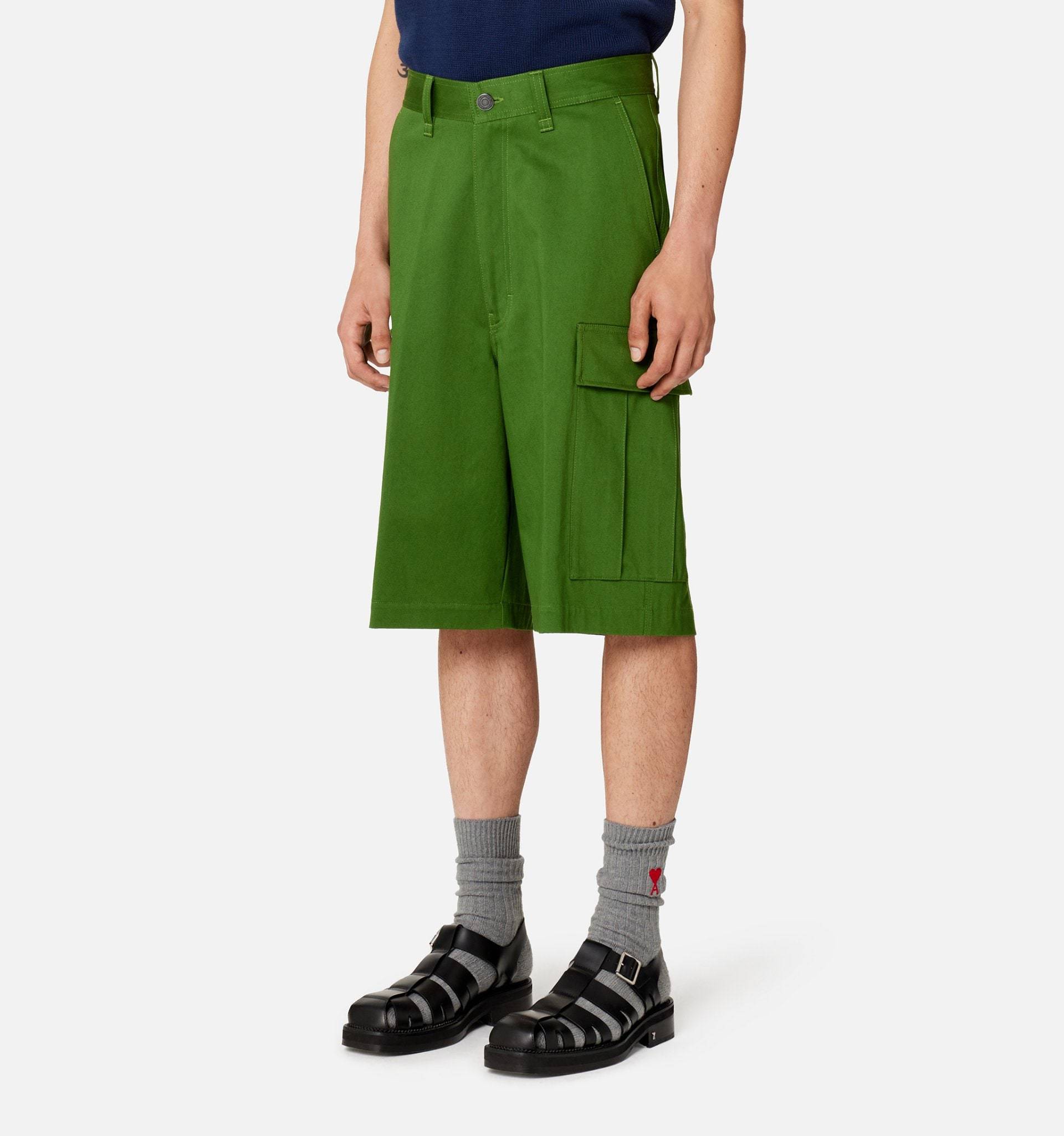 AMI ALEXANDRE MATTIUSSI STRAIGHT-LEG CARGO SHORTS