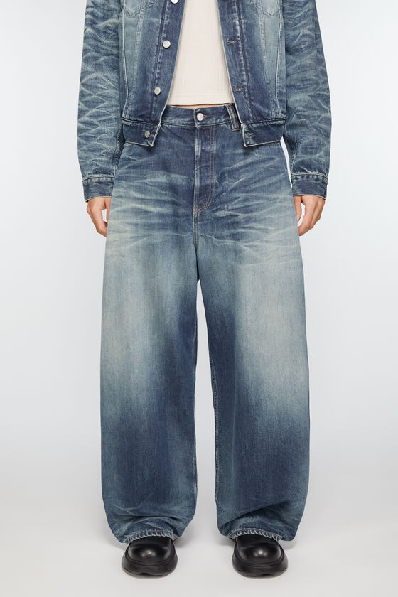 Acne Studios Multi-pocket Jeans In Blue
