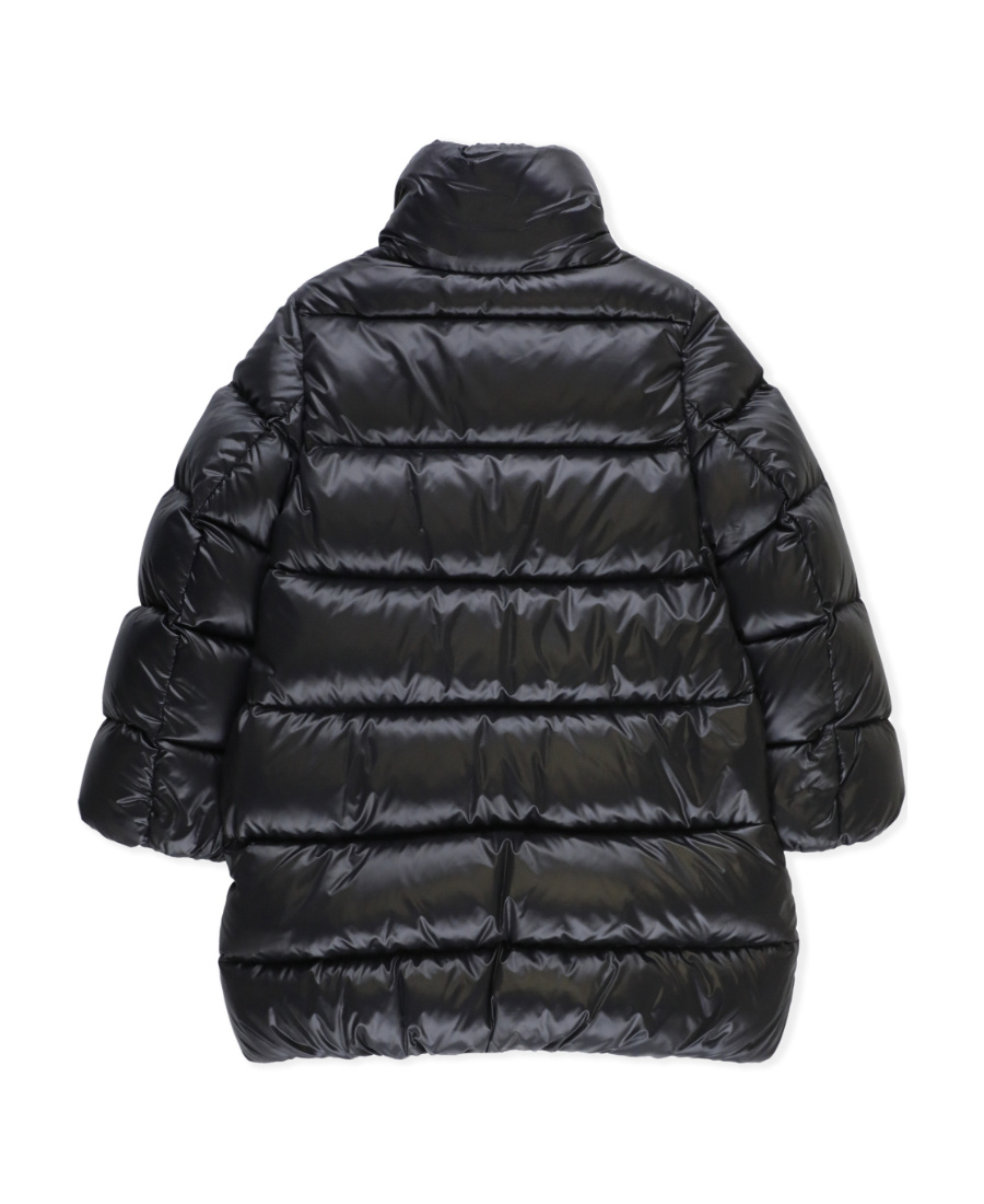 Fay Stand-up Collar Padded Coat In Black