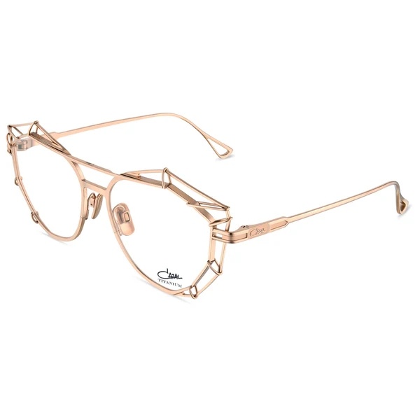 Cazal Cut-out Cat-eye Frame Glasses In Gold