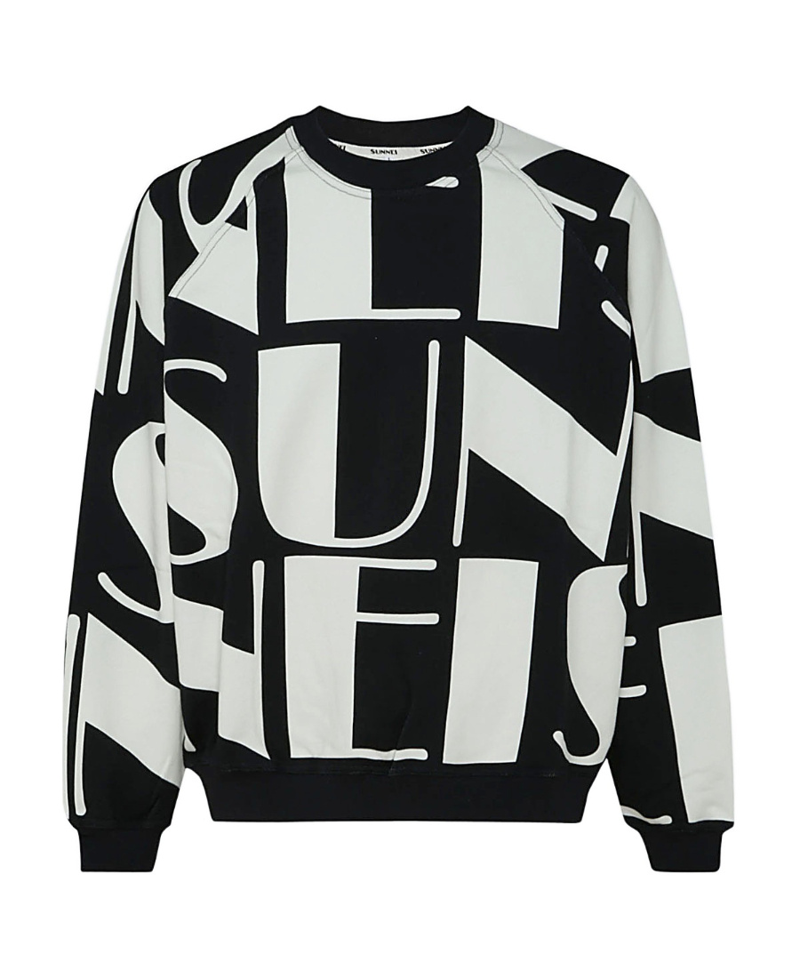 SUNNEI PRINTED ROUND-NECK SWEATER 