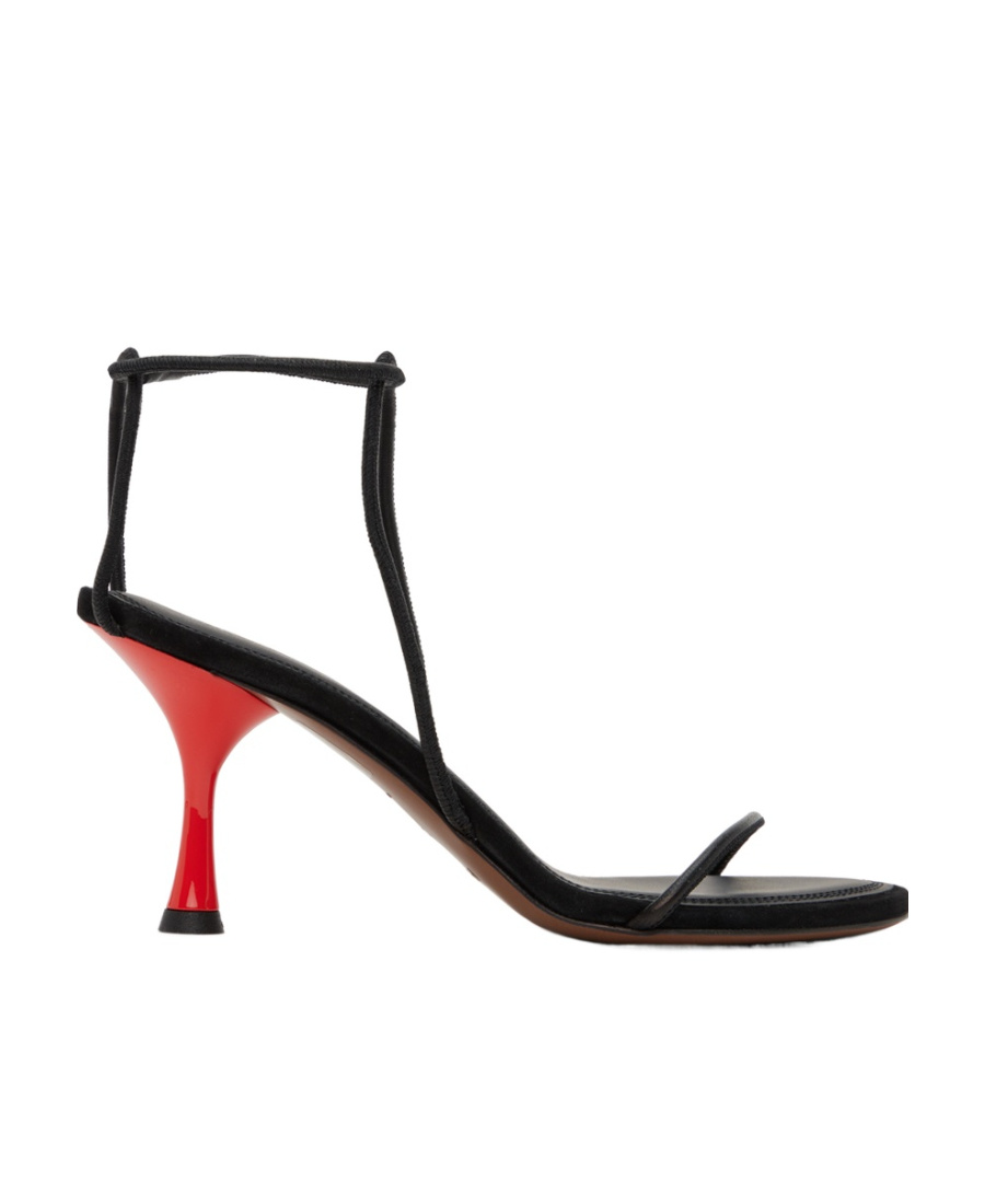 Neous Black Nenque Heeled Sandals In Black