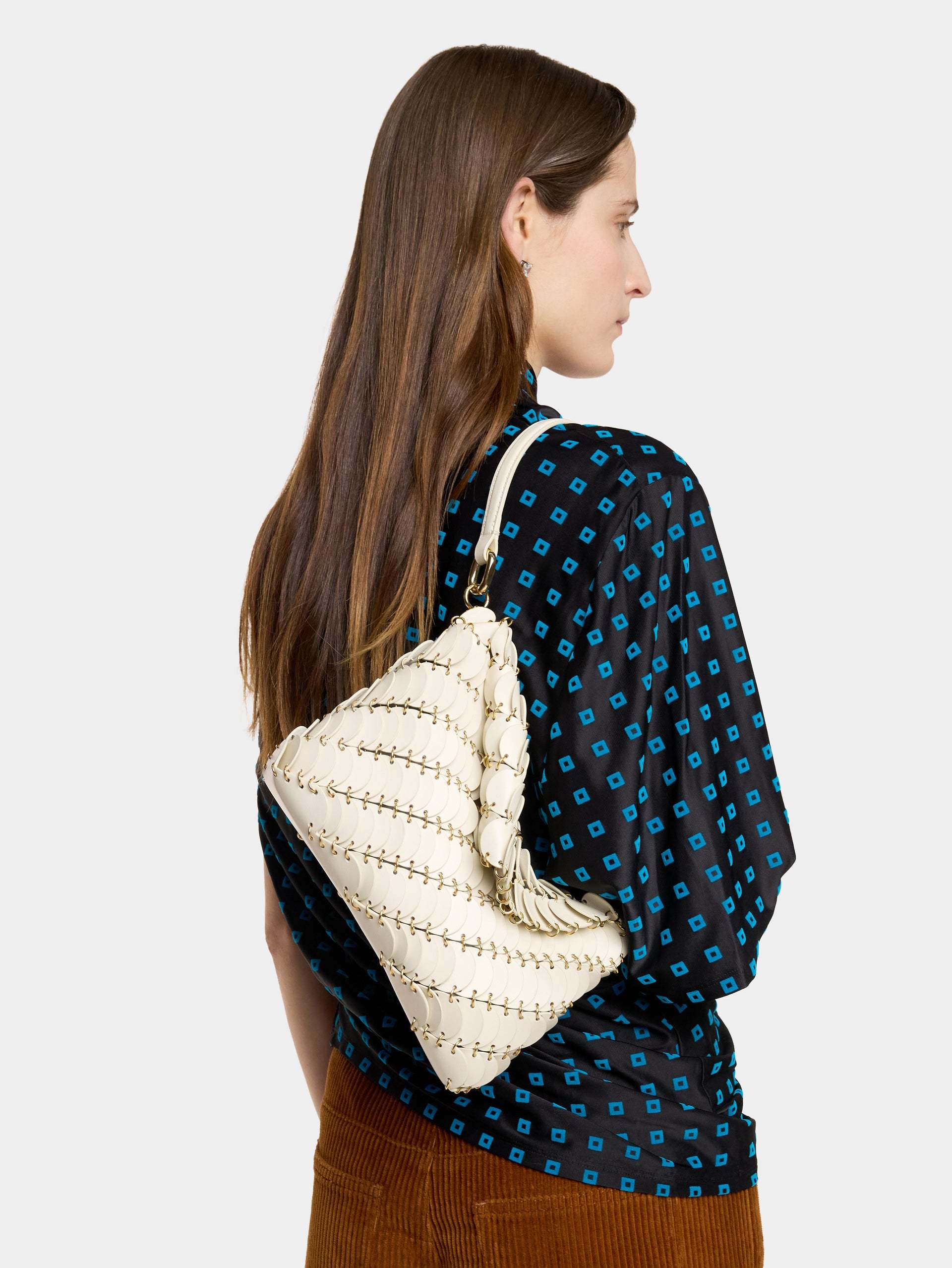 Rabanne Paco Bag In Nude