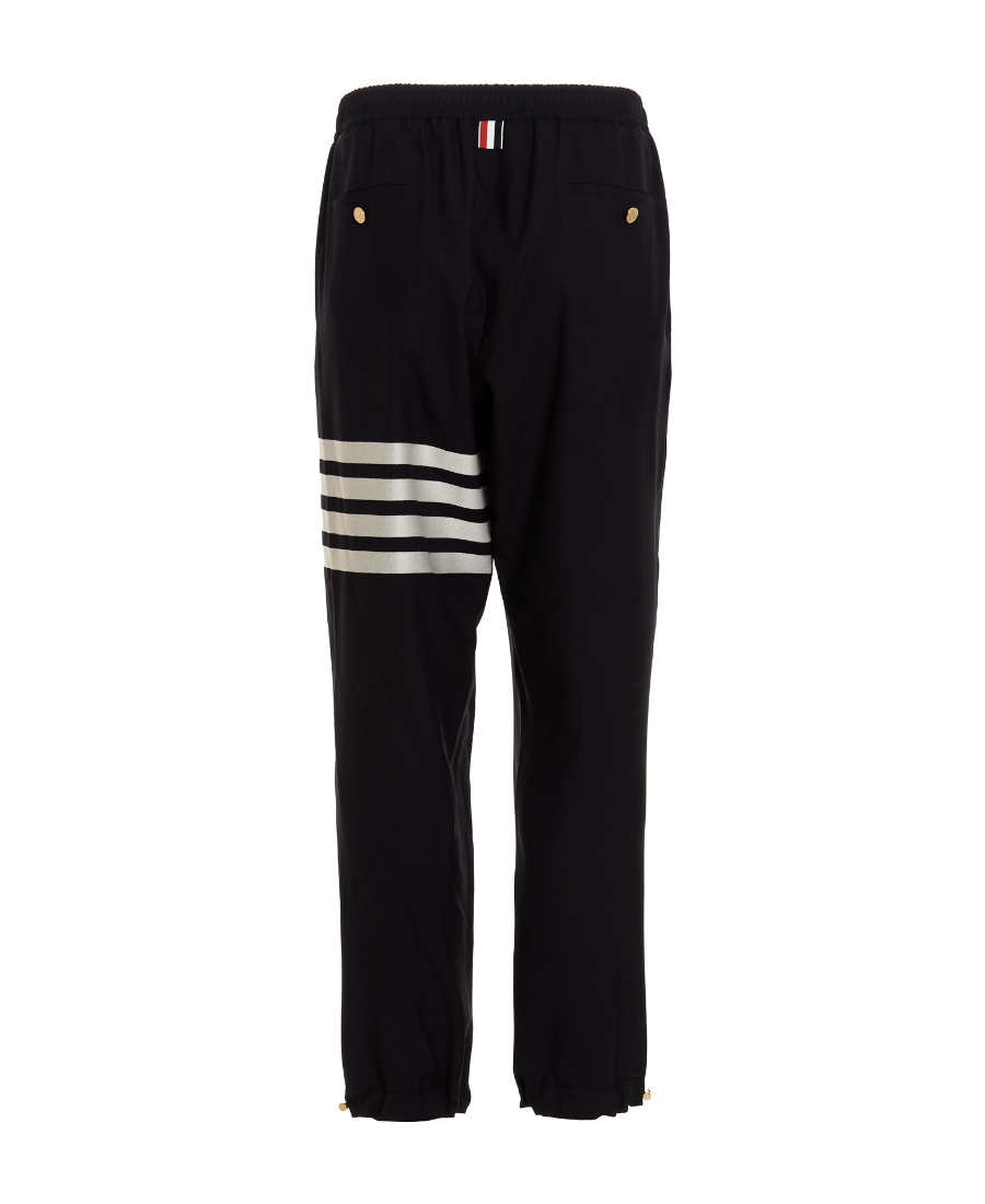 Thom Browne 4-bar Stripe Tailored Trousers In Black