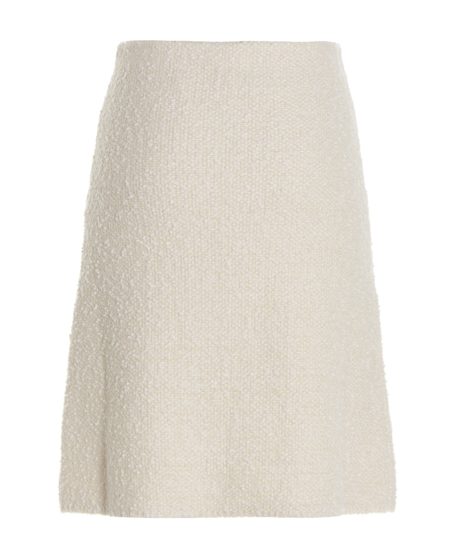 Lanvin High-waisted Straight Skirt In Nude
