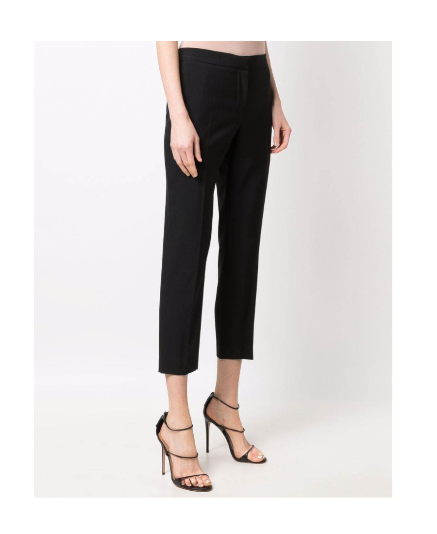 Alexander Mcqueen Alexander Mc Queen Cigarette Trousers In Black