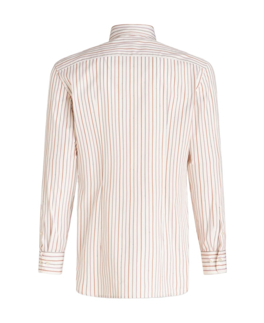 Etro Striped Button-down Shirt In White