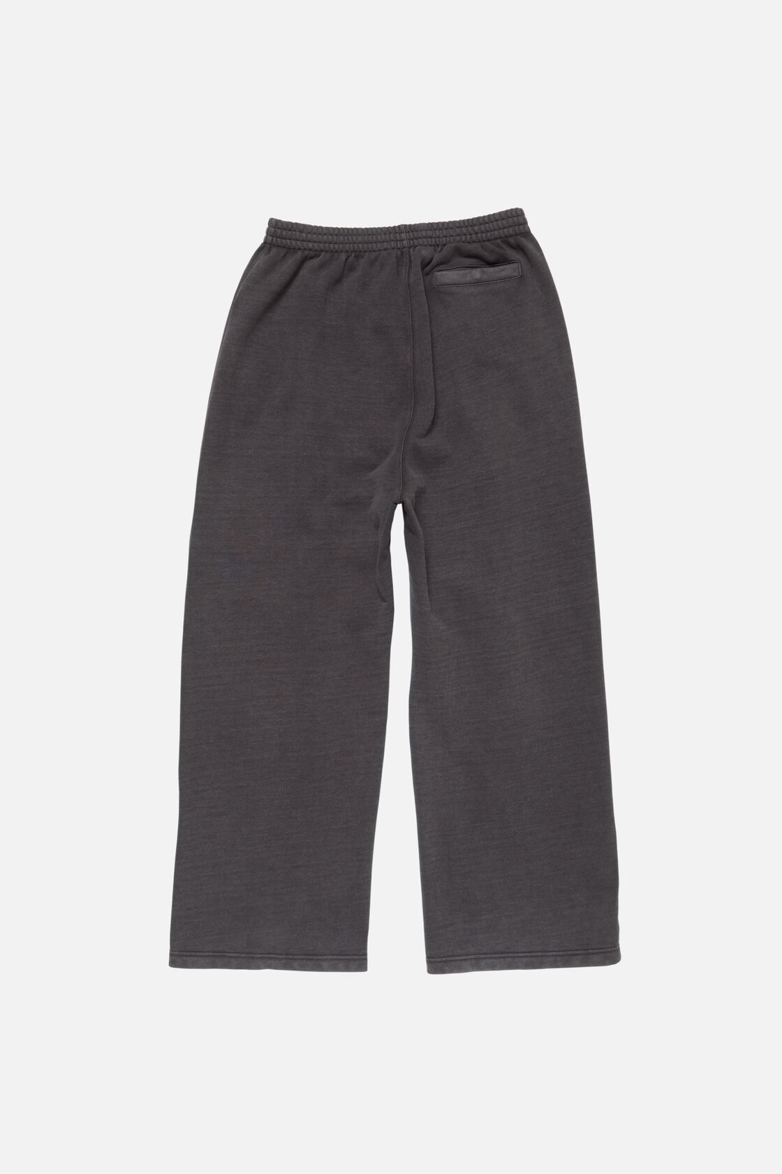 Acne Studios Logo-print Elasticated-waist Trousers In Gray