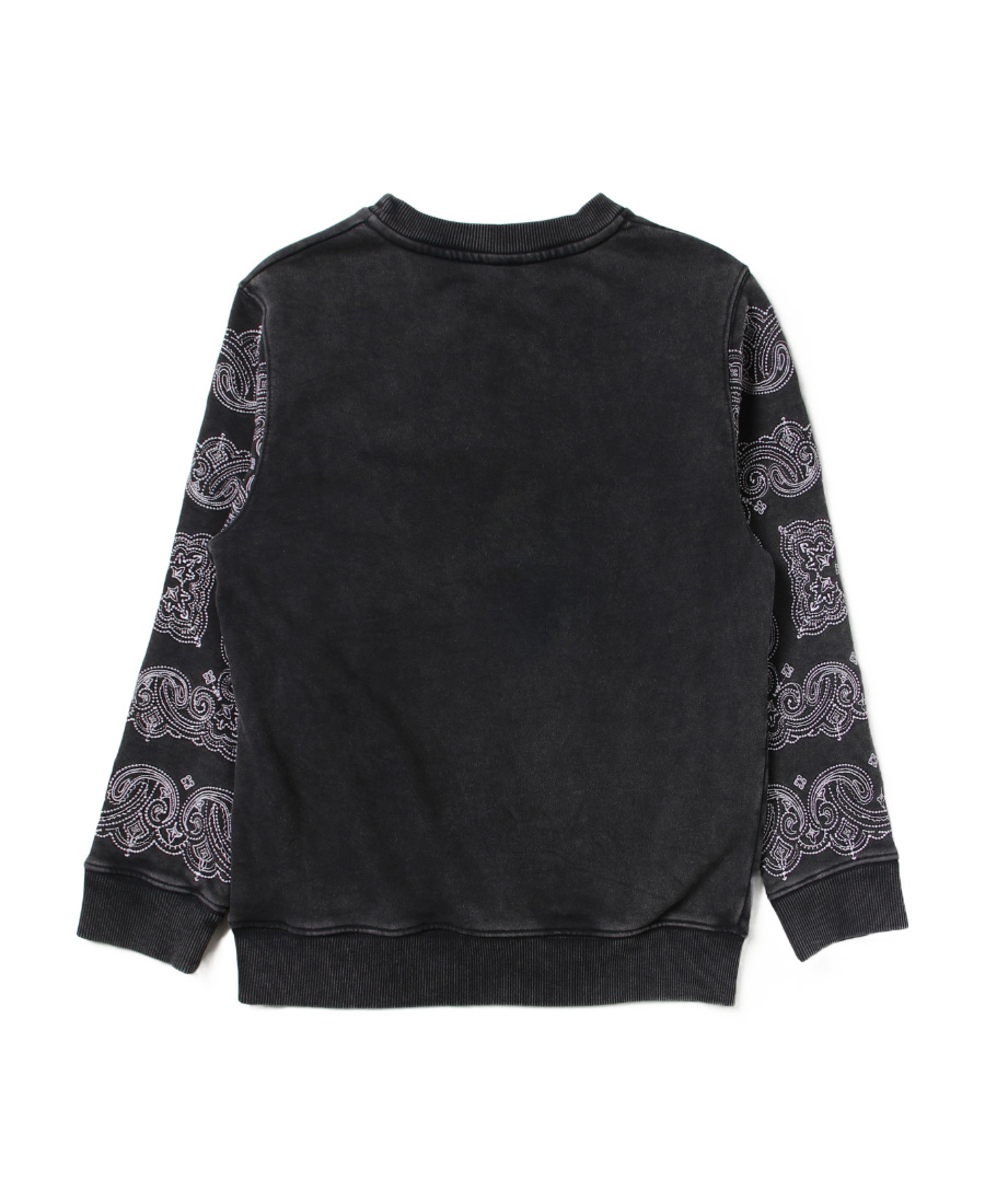 Givenchy Printed Long-sleeved Sweater In Black