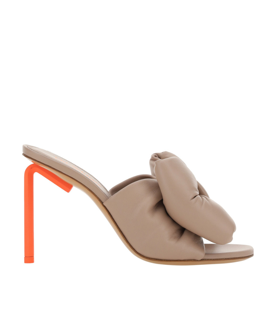 Off-white Allen 110mm Oversize-bow Sandals In Nude