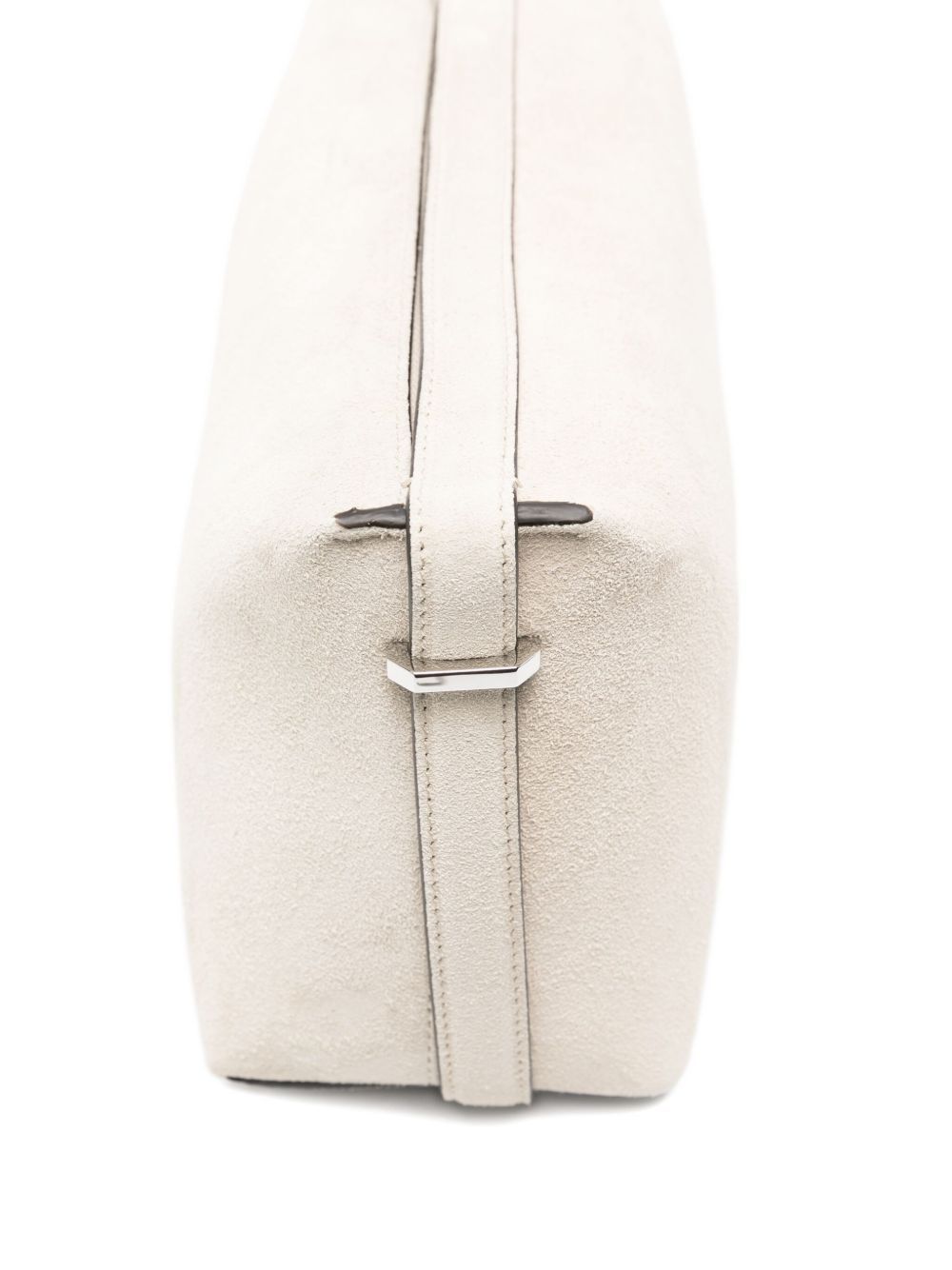 Totême Zipper Clutch In Silver