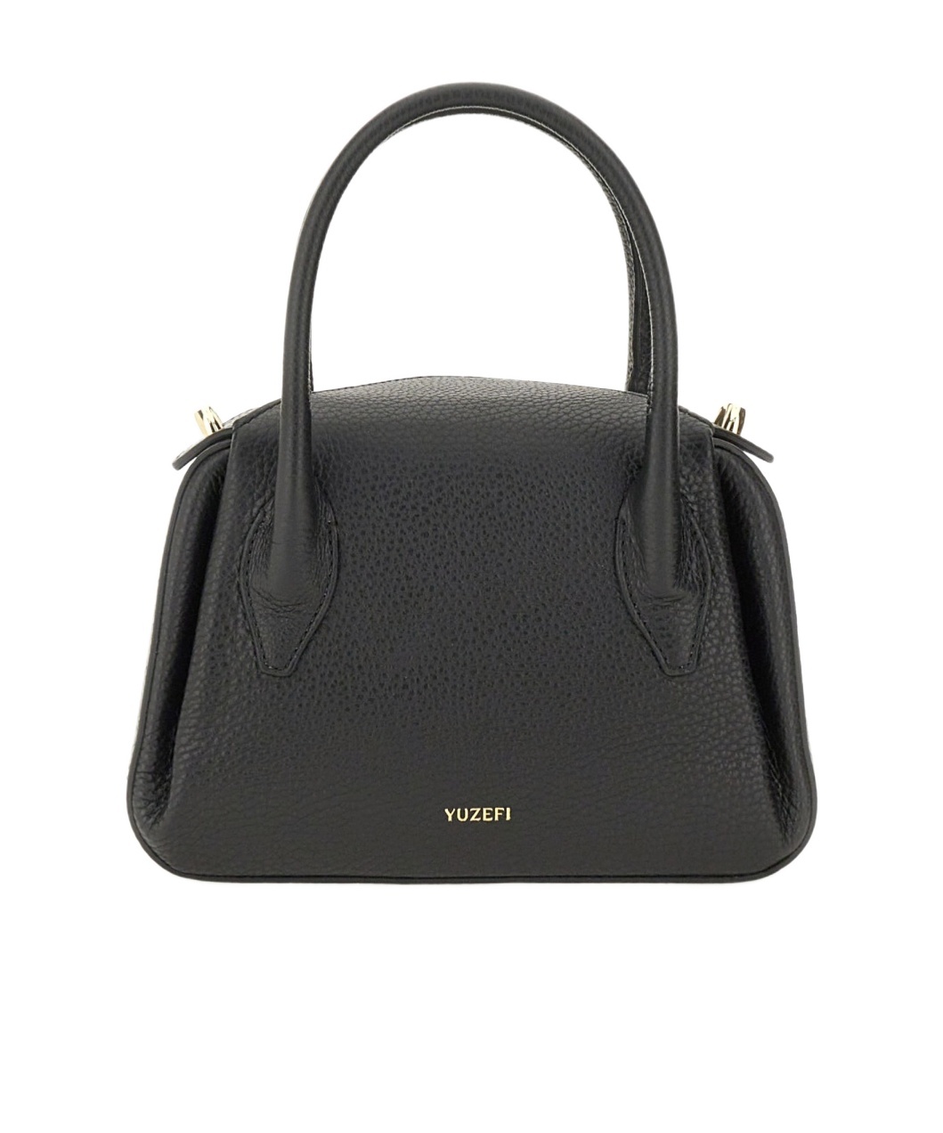 Yuzefi Zippered Shoulder Bag In Black
