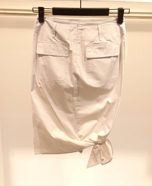 Max Mara Belt Loop Skirt In Brown