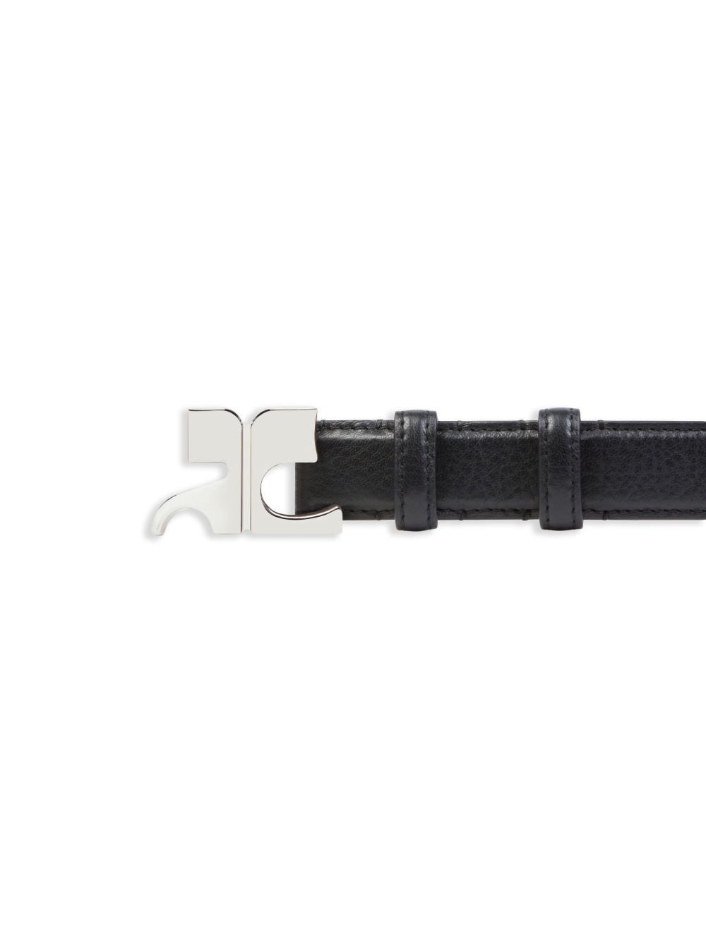 COURRÈGES LOGO-BUCKLE BELT