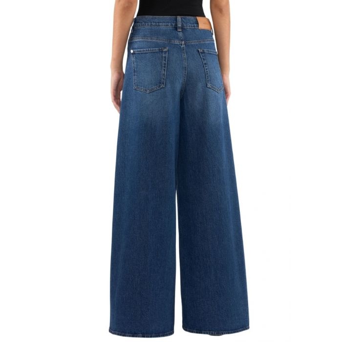 7 For All Mankind High-waisted Jeans In Blue