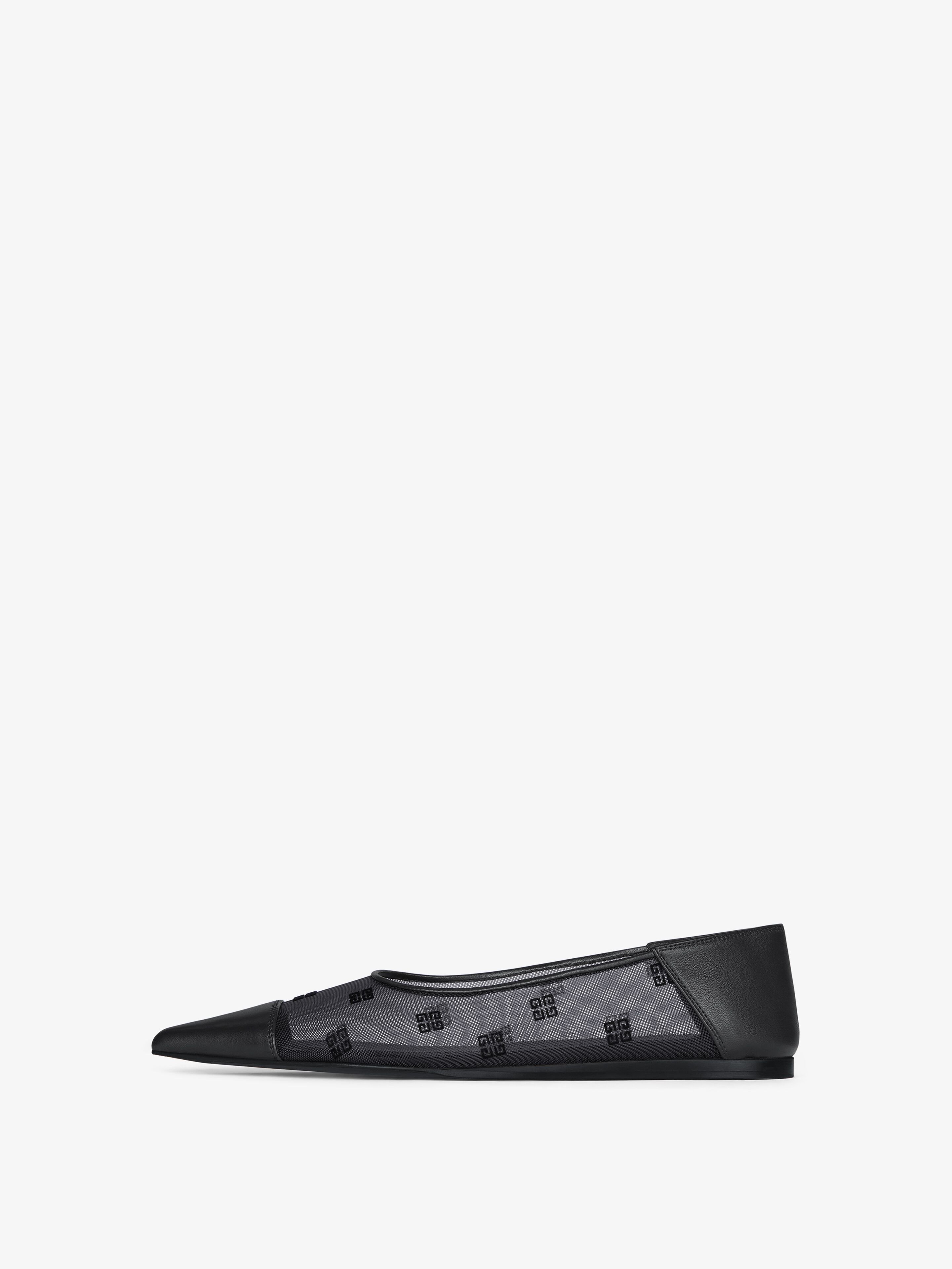 Givenchy Ballerina In 4g Mesh In Black