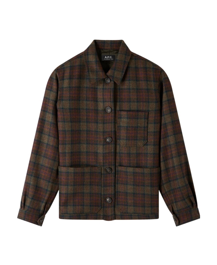 APC A.P.C. JULIA CHECKED JACKET