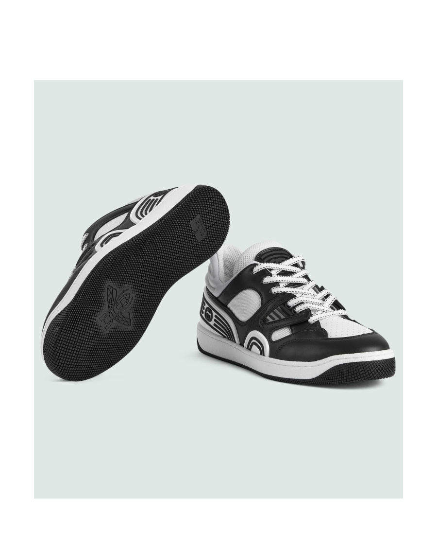 Gucci Basket Low-top Sneakers In White
