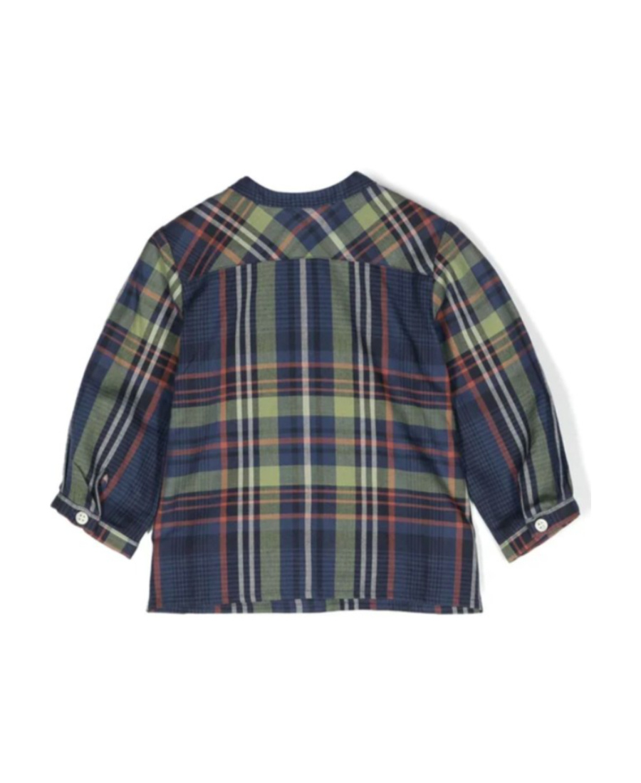 Bonpoint Plaid Shirt In Gray