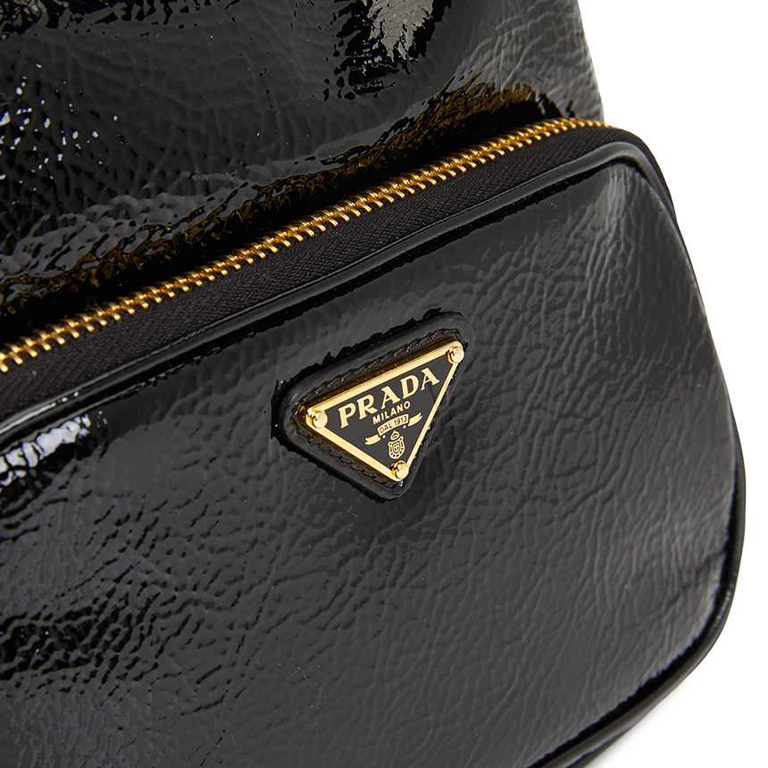 Prada Borsa A Secchiello Re-edition 1978 In Re-nylon Nero Donna In Black