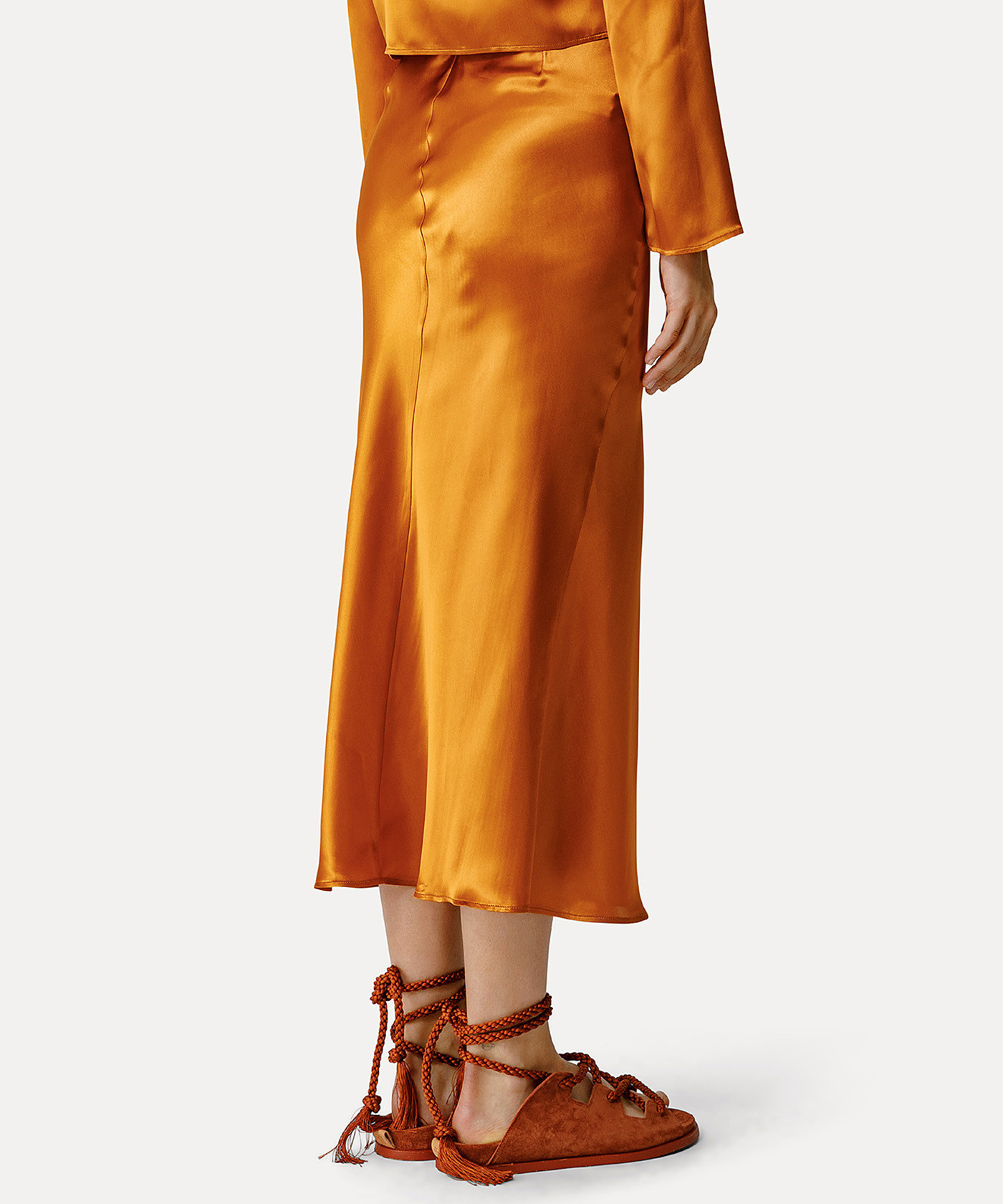 Forte Forte Medium Length Skirt In Orange