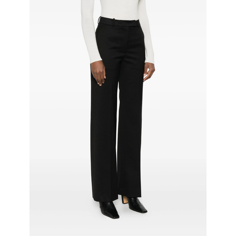 The Frankie Shop Belt Loop Casual Pants In Black