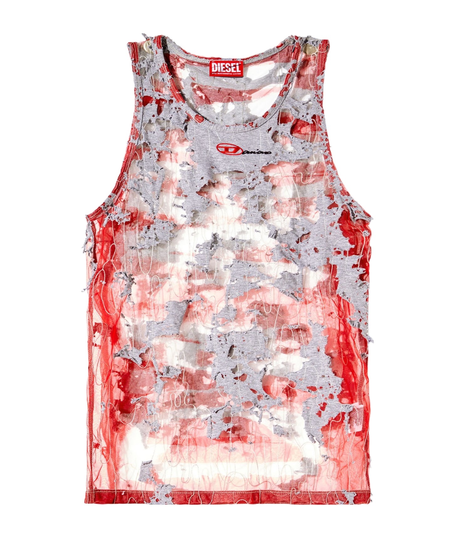 Diesel T-lifty Tank Top In White