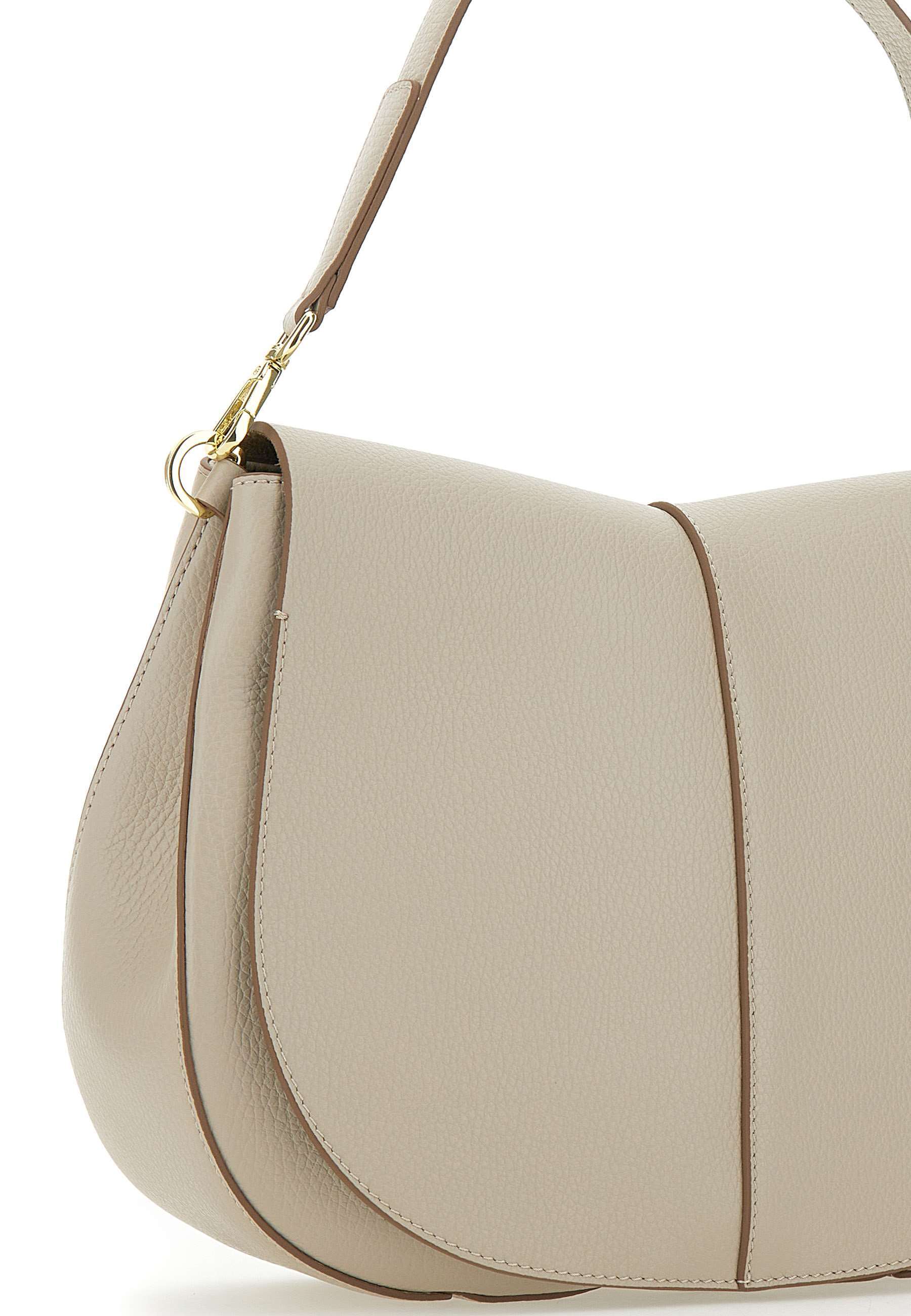 Gianni Chiarini Helena Round Shoulder Bag In White