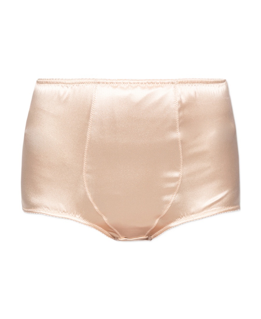 DOLCE & GABBANA HIGH-WAISTED SILK BRIEFS