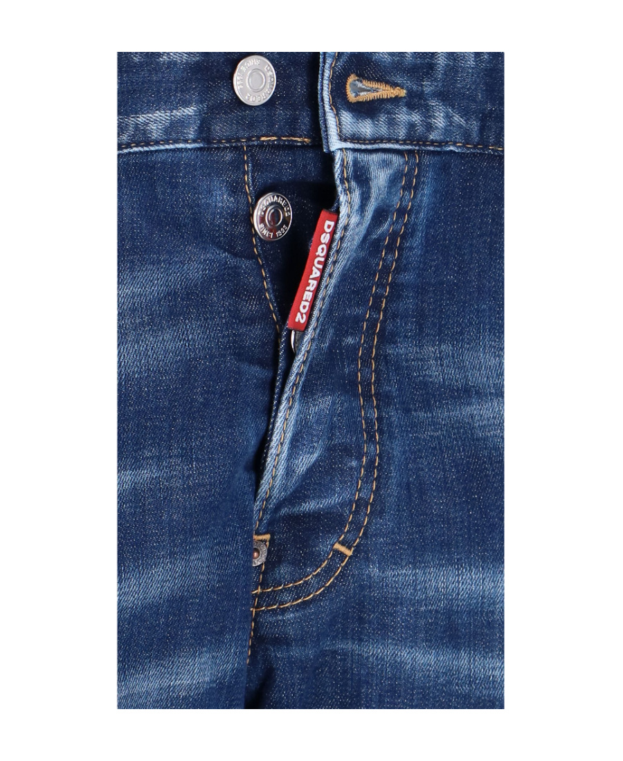 Dsquared2 Jeans Man Jeans Blue Size 36 Cotton In Blue