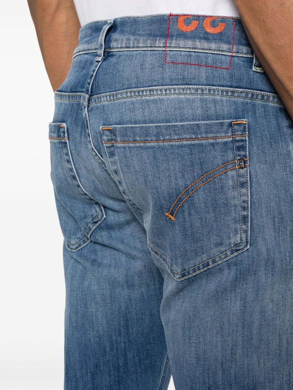 Dondup George Mid-rise Skinny Jeans In Blue