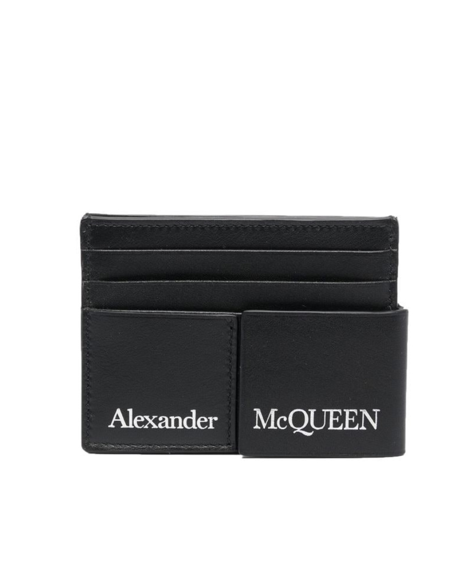 Alexander Mcqueen Men's Card Holder In Black