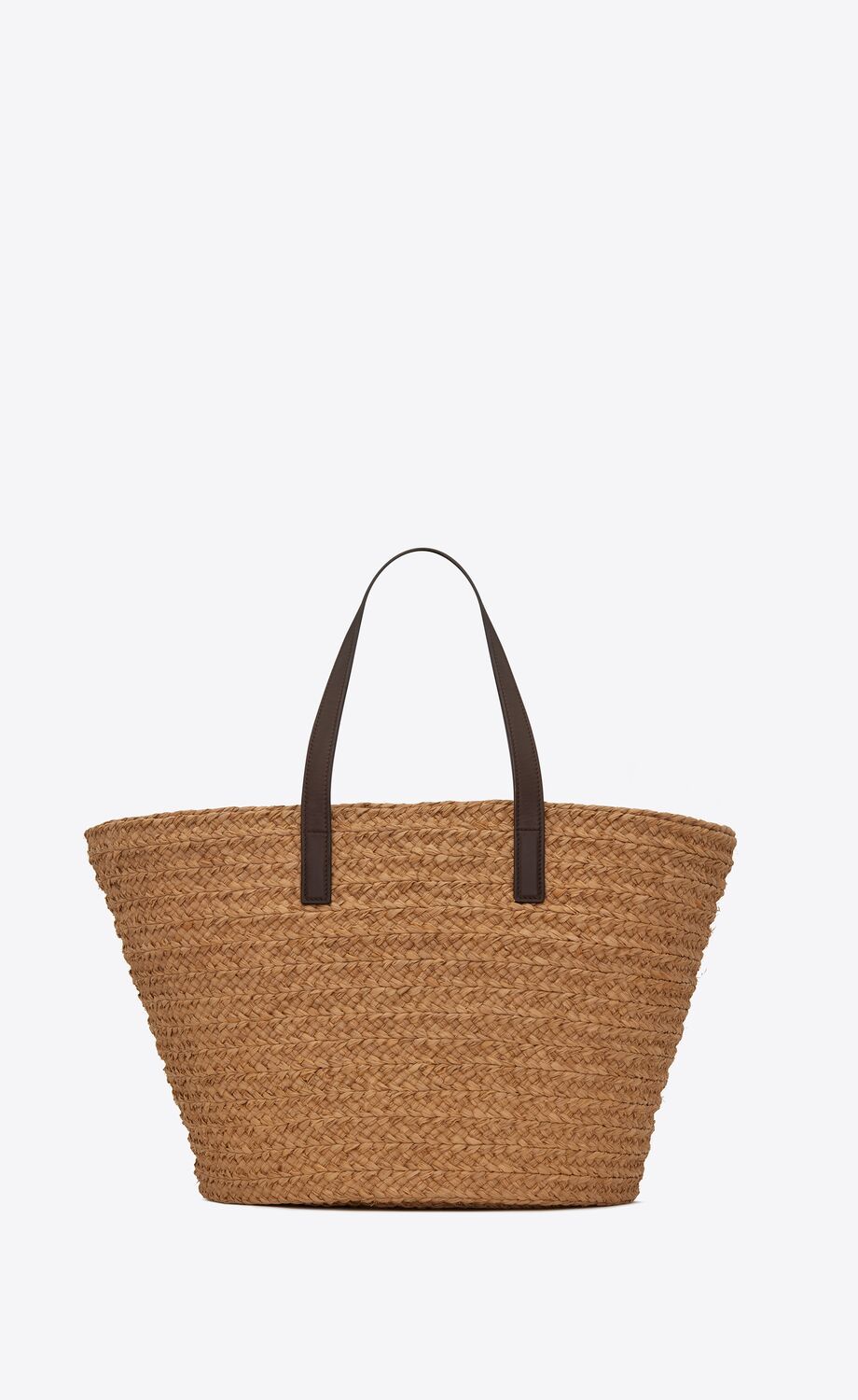 Saint Laurent Logo-tag Shoulder Bag In Brown