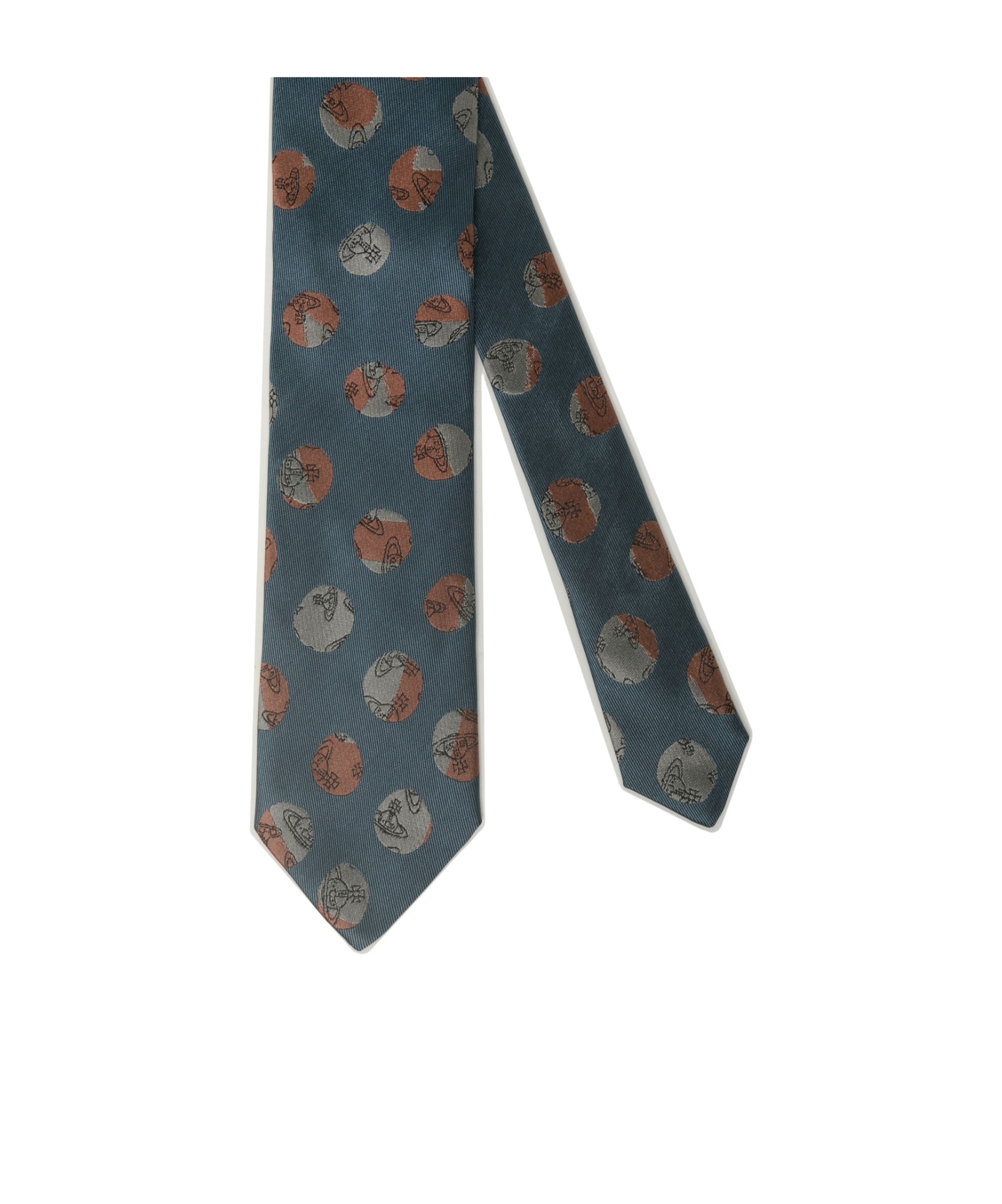 Vivienne Westwood Pointed Tie In Gray