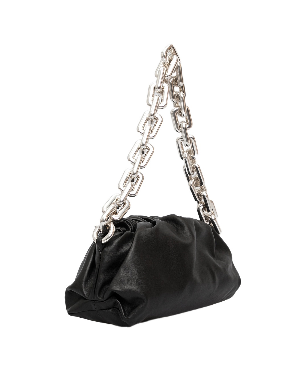 Bottega Veneta The Chain Pouch Shoulder Bag In Black