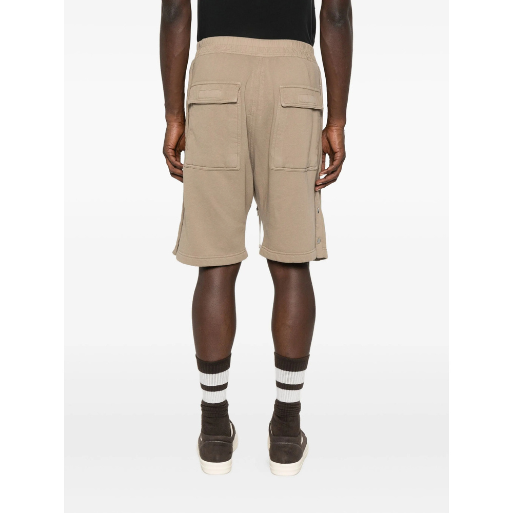 Rick Owens Drkshdw Drawstring Elastic-waist Shorts In Neutral