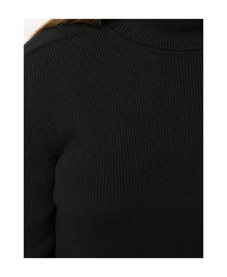 Saint Laurent Cashmere Turtleneck Jumper In Black